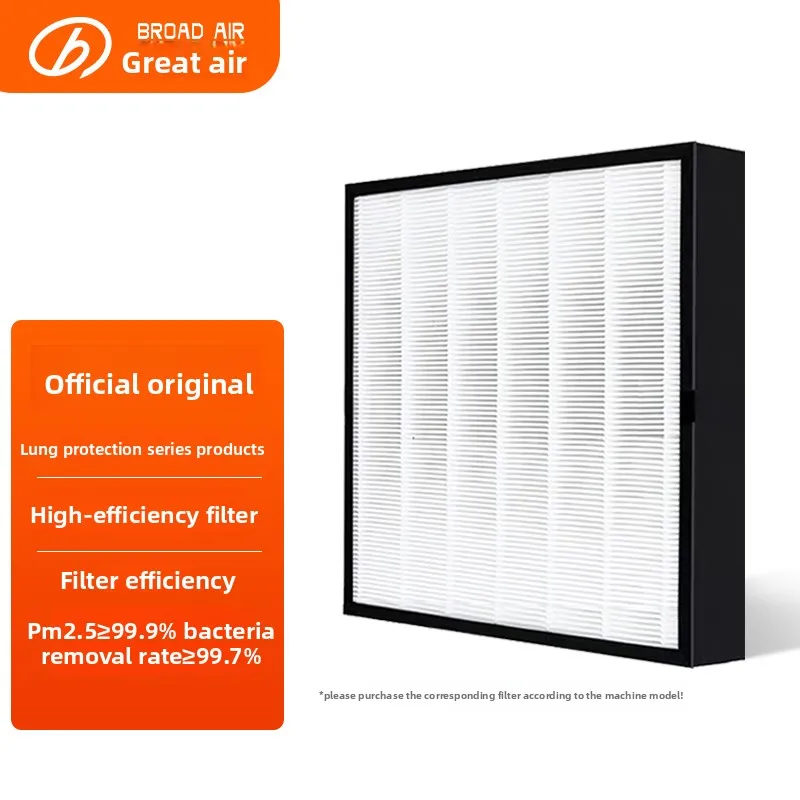 Hepa Filter H13 Grade Replacement Cartridge Spare Part for Home Air Ventilation System High Efficiency Durable Professional