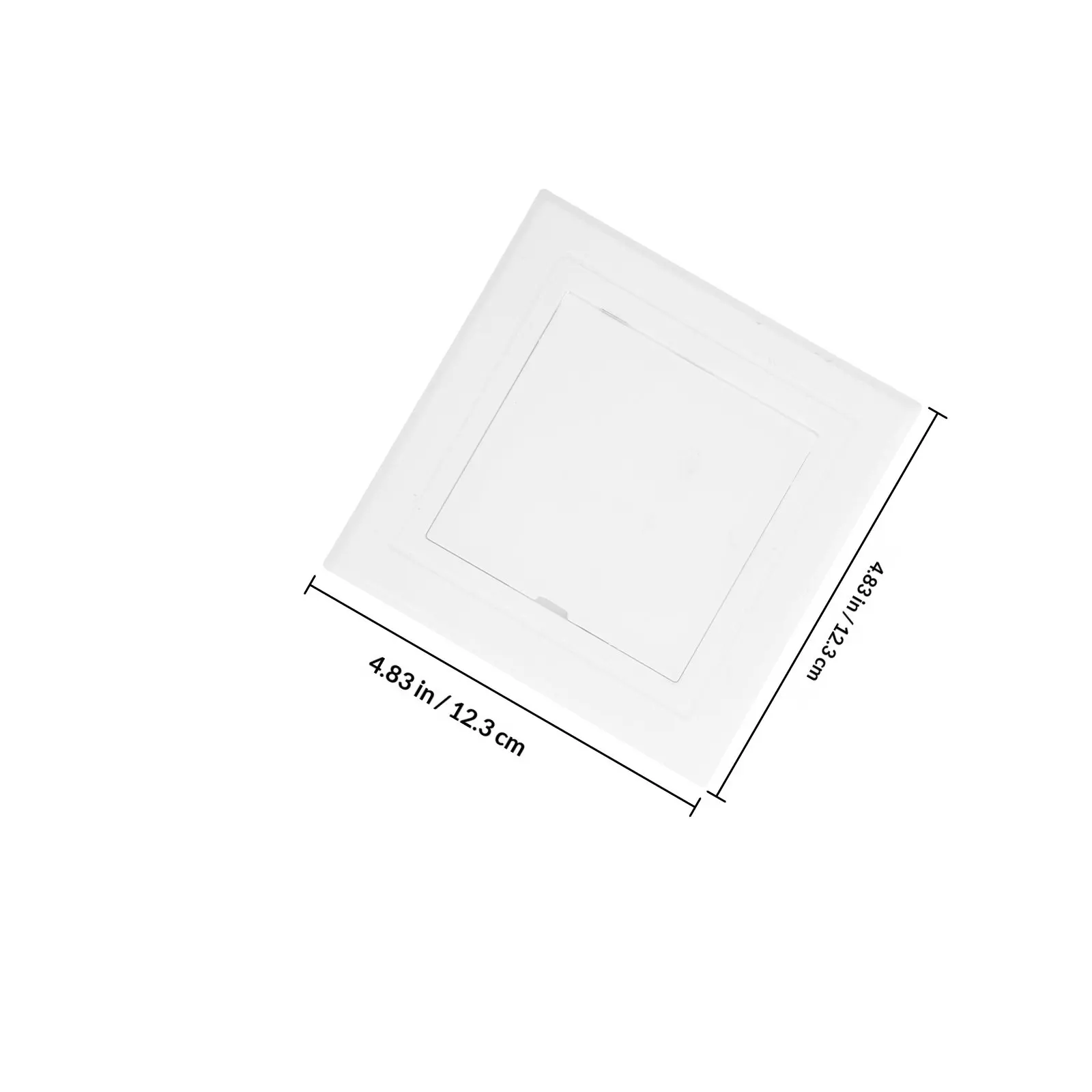 ABS Inspection Port Cover White Plastic Decorative Ceiling Access Door Panel Square Blank-Up Cover Home Improvement view 6