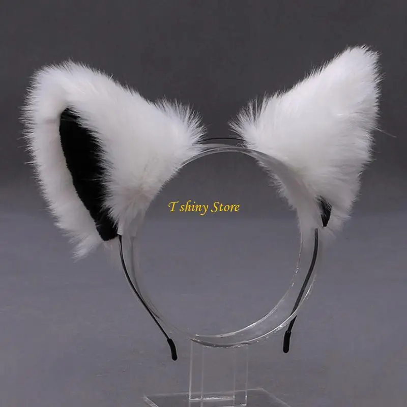N58F Japanse katten oorhoofdbanden Cosplays haarhoepel voor Halloween carnavalsfeesten