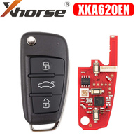 Xhorse XKA620EN 2nd Generation Wired Remote Key for Audi A6L Q7 Type 3 Buttons