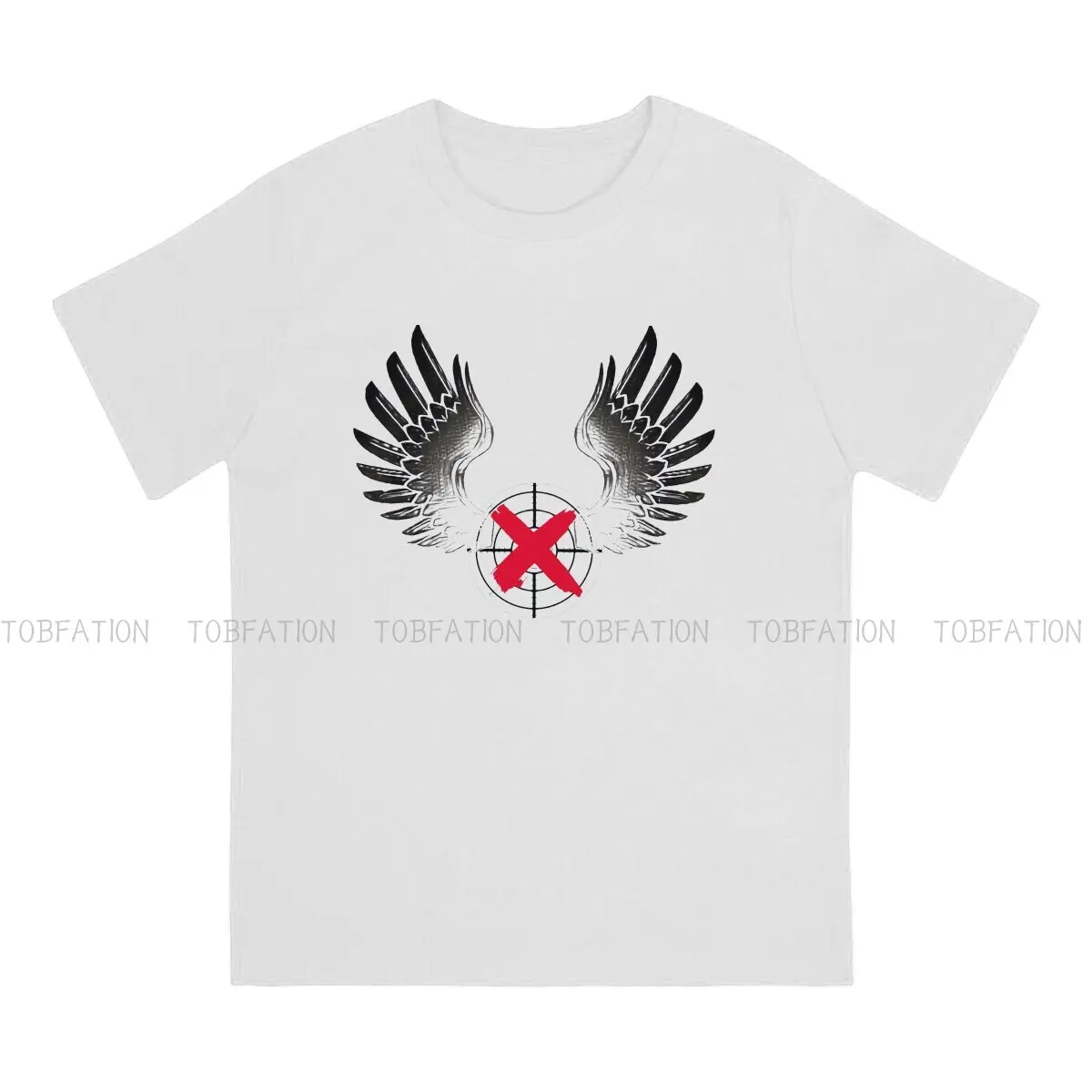 Wings and X Crewneck TShirts Agentzoomie  Personalize Homme T Shirt New Trend Clothing Size S-6XL