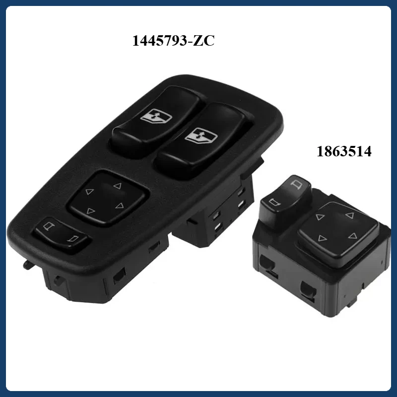 

1863514/1445793-ZC для Scania 1863514 1746397 0431601 1421856 1863514 Электрический переключатель управления стеклоподъемником, кнопка
