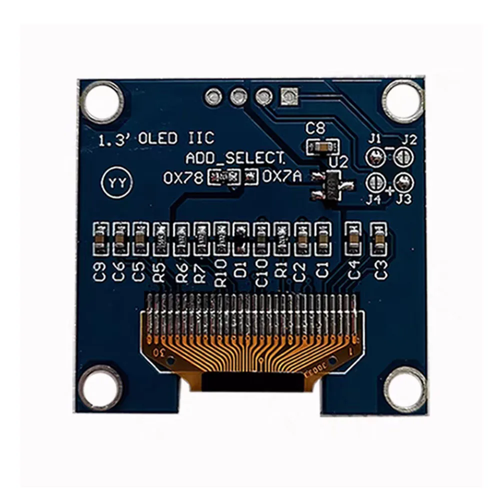شاشة عرض OLED ، SPI ، IIC ، I2C لون الاتصال ، 128X64 LCD ، 4Pin ، 7Pin ، محرك أقراص 1.3 بوصة ، SH1106
