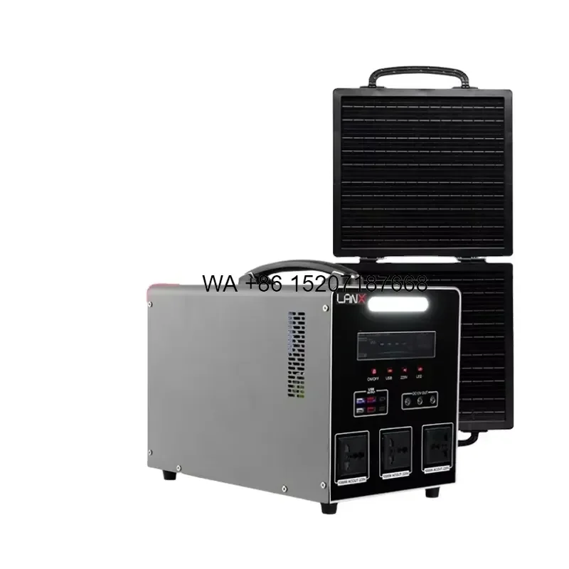 Wmwmnu for Emergency Backup Lithium Iron LiFePO4 Battery 200W 300W 600W 1000W 2000W Energy Storage System Solar Power Station