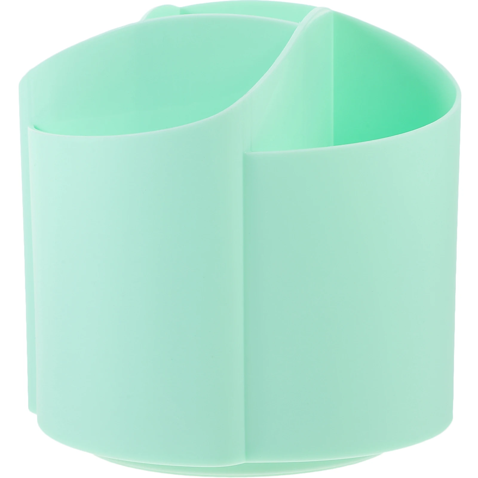 

Rotating Pen Holder Desk Organizer Large Capacity 360 Degree Wear Resistant Teacher Green Storage Box Pencil Makeup Brush Holder