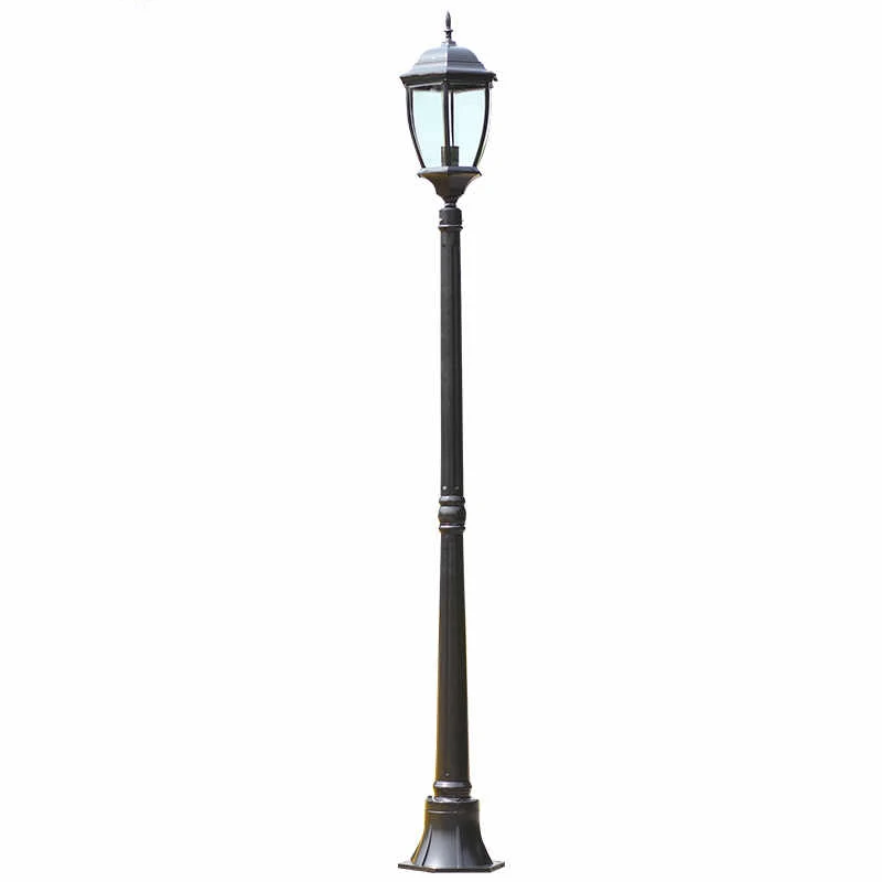 

(H≈1.75M) European-Style Outdoor Courtyard Lamp Engineering Lamp Villa Road Lamp Garden Lawn Square Waterproof