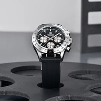 BENYAR-reloj de cuarzo para hombre, cronógrafo informal, resistente al agua, de acero inoxidable, luminoso, multifuncional, nuevo, 2024