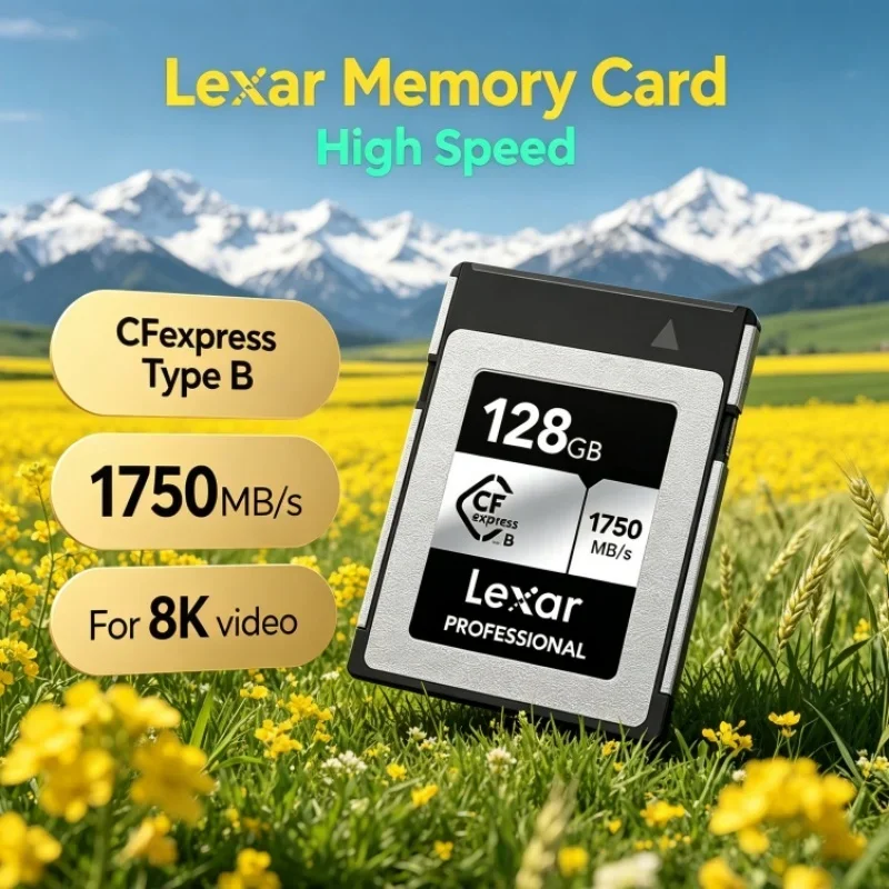 Lexar CFexpress Type B Memory Card Storage Card CF express Type B Card 128GB 256GB Read 1750MB/s 512GB For 4K Video