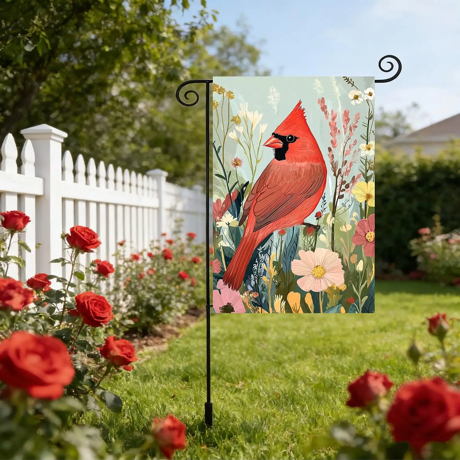 Garden Flag 12x18 Inch for Outside, Single Sided Seasonal Yard Flag, Outdoor Small Decorative Flag for Lawn Porch Patio Farm PPZ