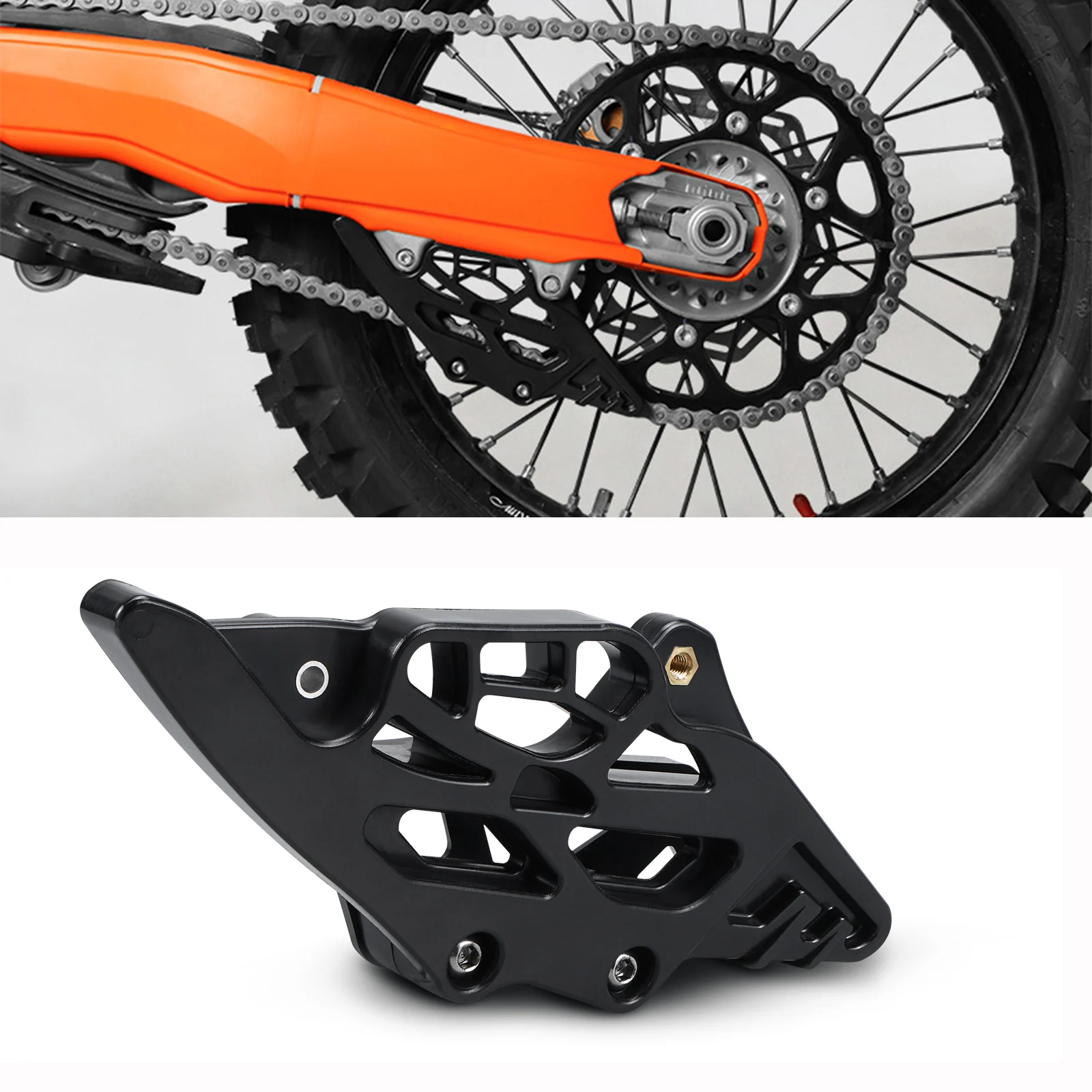 

For Husqvarna TE300 TE250 TE150 FE250 FE350 FE450 FE501 2024 FC FX TC 250 350 450 TC125 TX300 2023-2024 Rear Chain Guide Guard