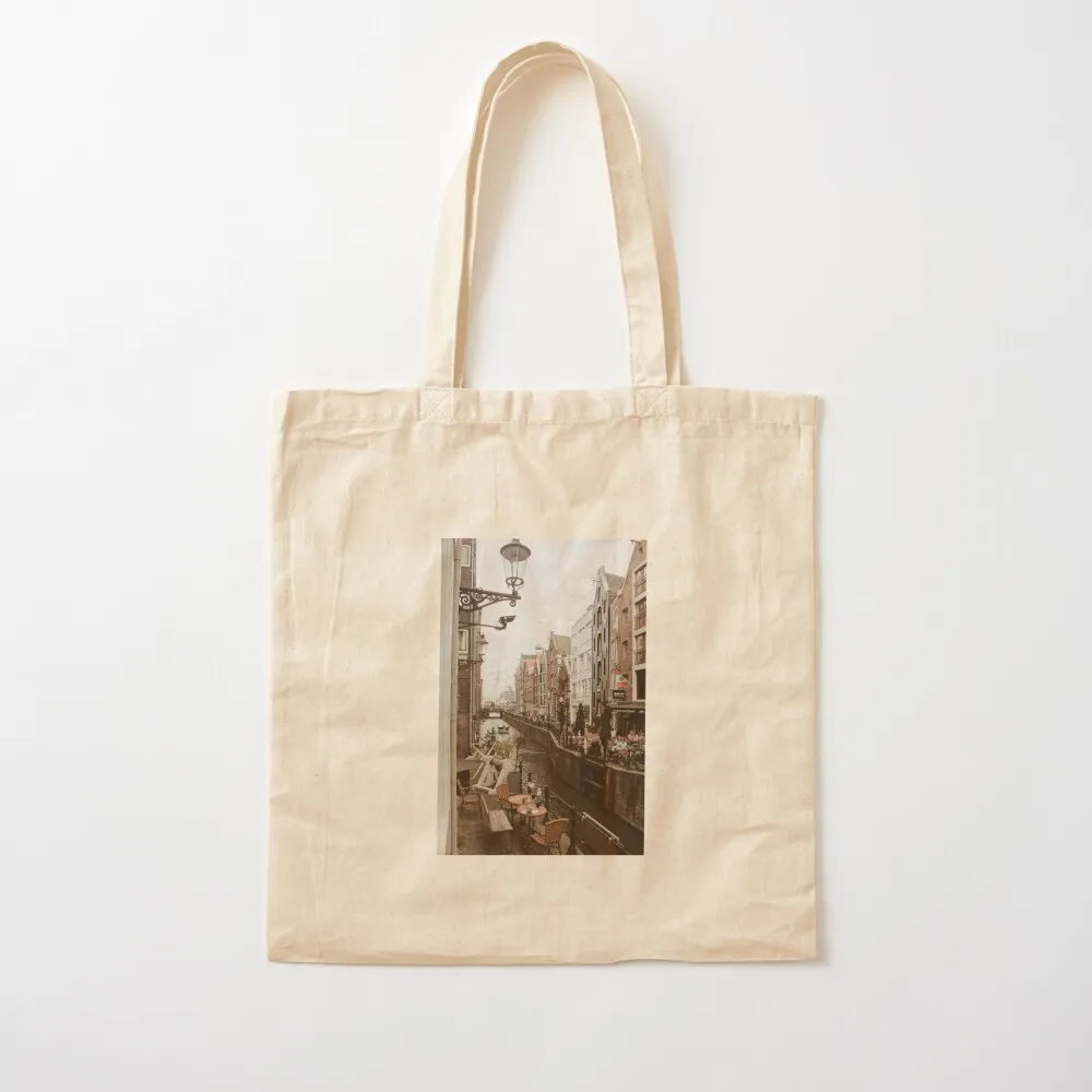 

Antique Amsterdam Tote Bag women bag cloth bag woman hand Canvas Tote