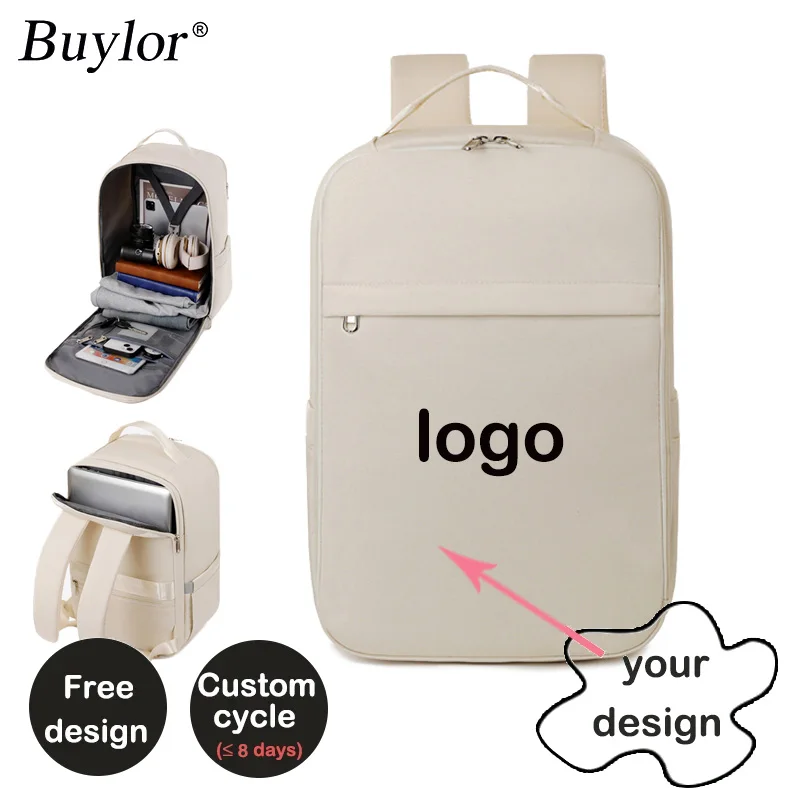 

Рюкзак для путешествий Buylor с индивидуальным логотипом, водонепроницаемый, для активного отдыха, походов, легкий, для ноутбука, большой вместимости, для студентов и школьников