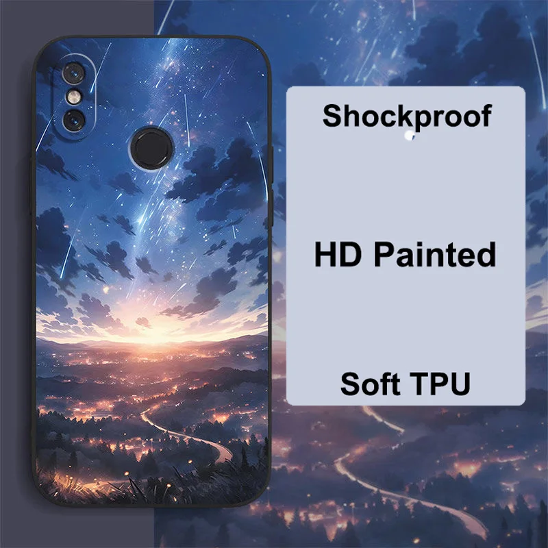 Case For Xiaomi mi Mix 2s Case Soft Silicone Phone Case Mix2s Black Color Covers For Xiaomi mi Mix2s mix 2 s Cover Shell