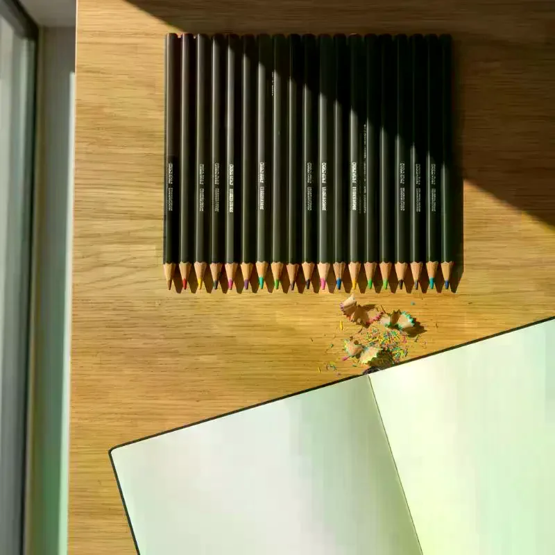 High-Grade Wooden Sketch Pencil Kit - 12 Pcs Professional Drawing Set for Painting, Shading, and Detailed Art Projects