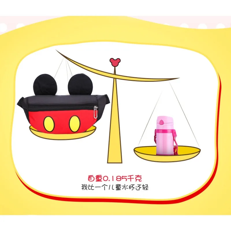 Disney Borsa a tracolla Topolino Minnie Marsupio Topolino Minnie Portafoglio Zero Ragazzi Ragazze Borsa da petto carina Creatività e interessante