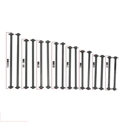 2pcs/set Drive Shaft Transmission Axle Total Lenth 61 63 70 77 84 86 89.5 101mm Dogbone for RC 1:10 HSP RC Model Car CVD