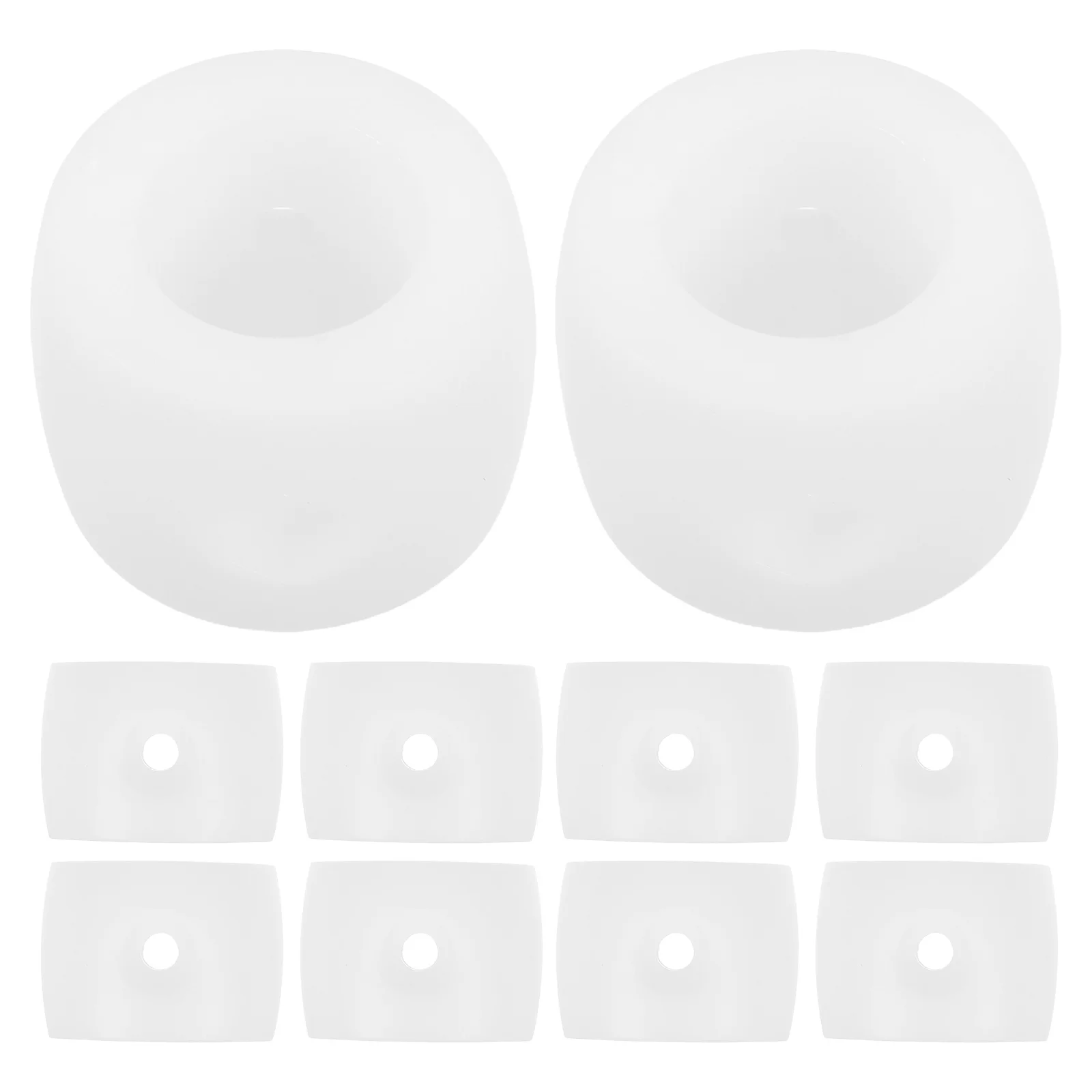 

10Pcs Foosball Positioner Goalie Ring Stopper for Standard Foosball Tables Enhanced Gameplay Plastic Locator Bushings Table