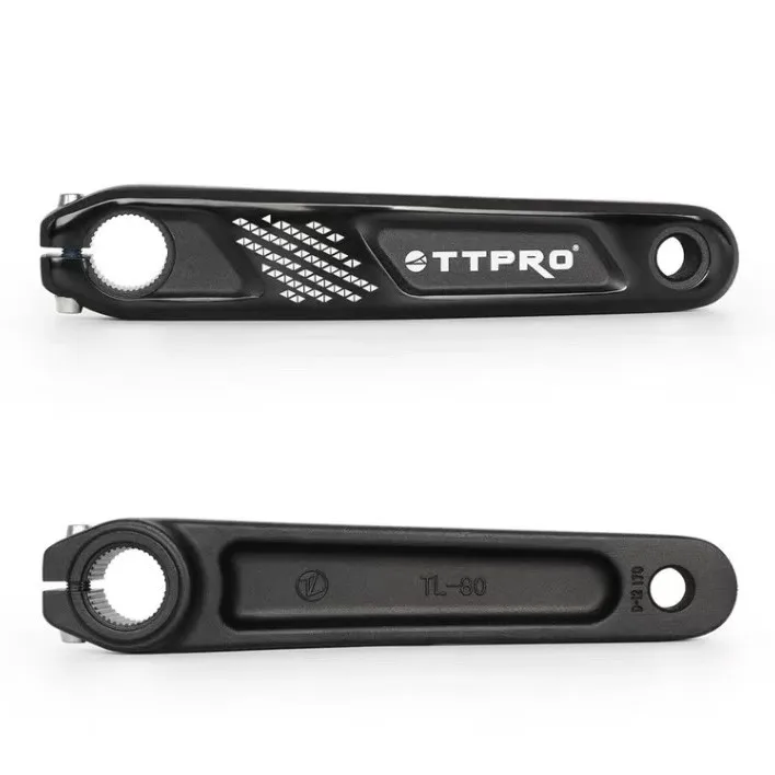 TTPRO mountain bike tooth plate hollow integrated crank 170MM GXP single screw disc riding accessories