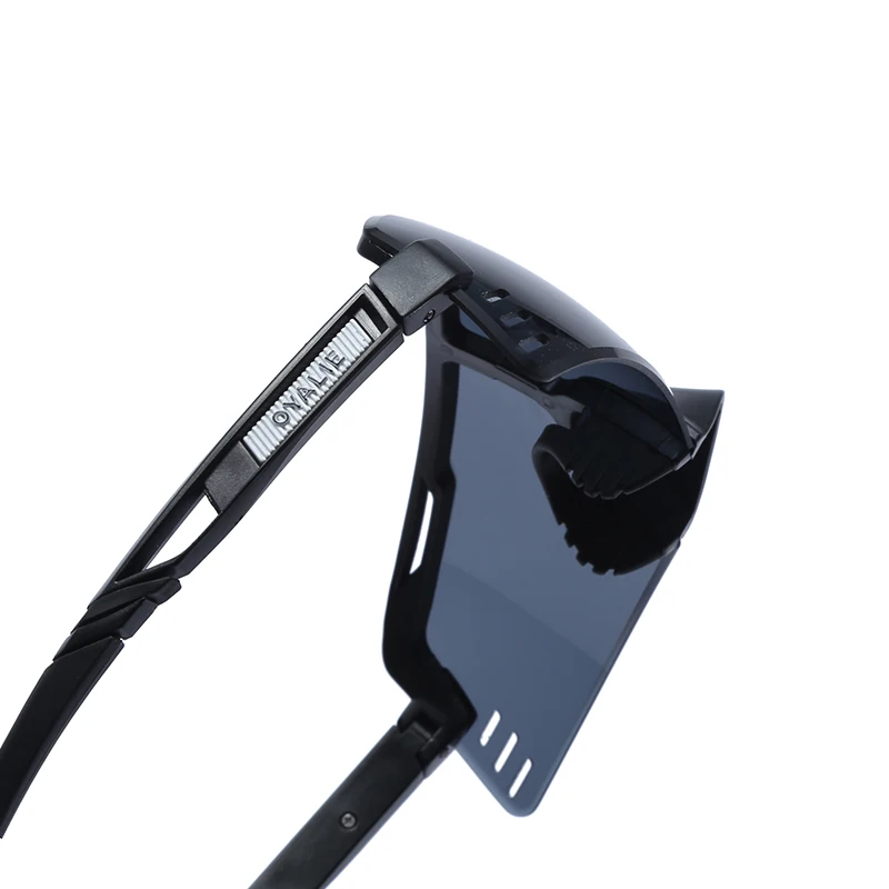 New Photochromic Cycling Glasses Men Women Polarized Sports Eyewear UV400 Bike Sunglasses with Nose Protector
