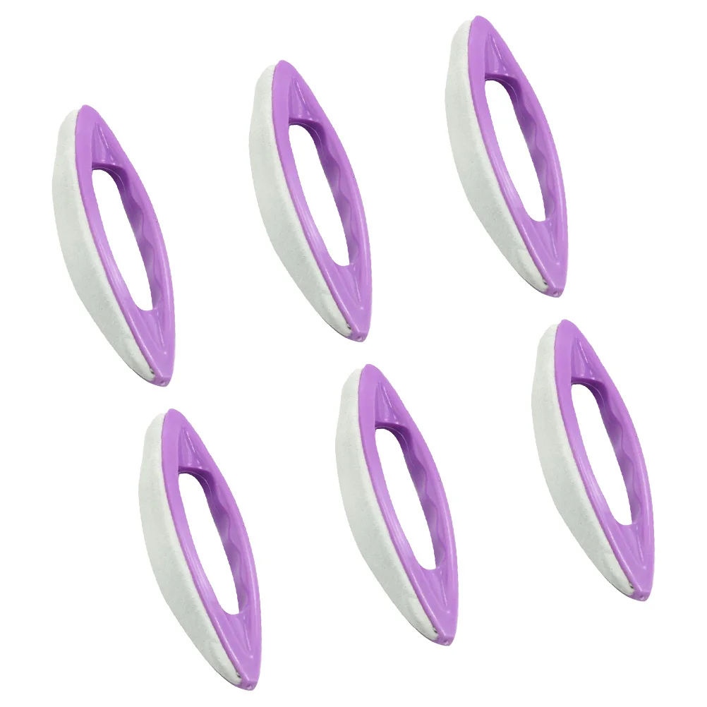 6 قطعة عازلة جلد الغنم مسمار أدوات الرسم ل مانيكير باديكير الكالس إزالة الصبح آلة ملفات الأظافر أداة تلميع #5