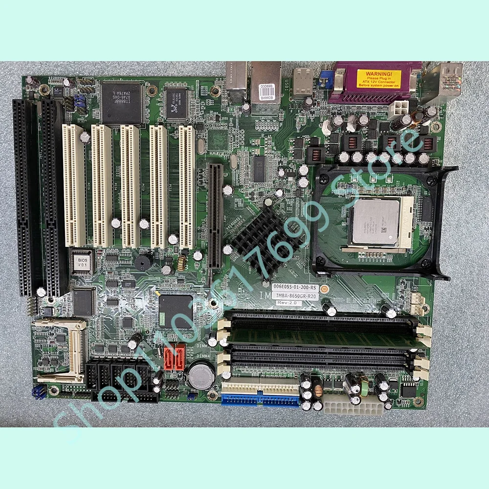 

Промышленный компьютер IMBA-8650GR-R20 -VN Rev R20: стабильная производительность, 478-контактный разъем