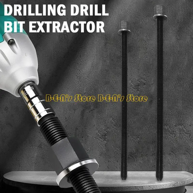 Y1AD Construction Masonry Concrete Coring Bit Extractor Remover Tool With Reverse Rotation Mechanism Heavy Duty 45 Steel 40cm