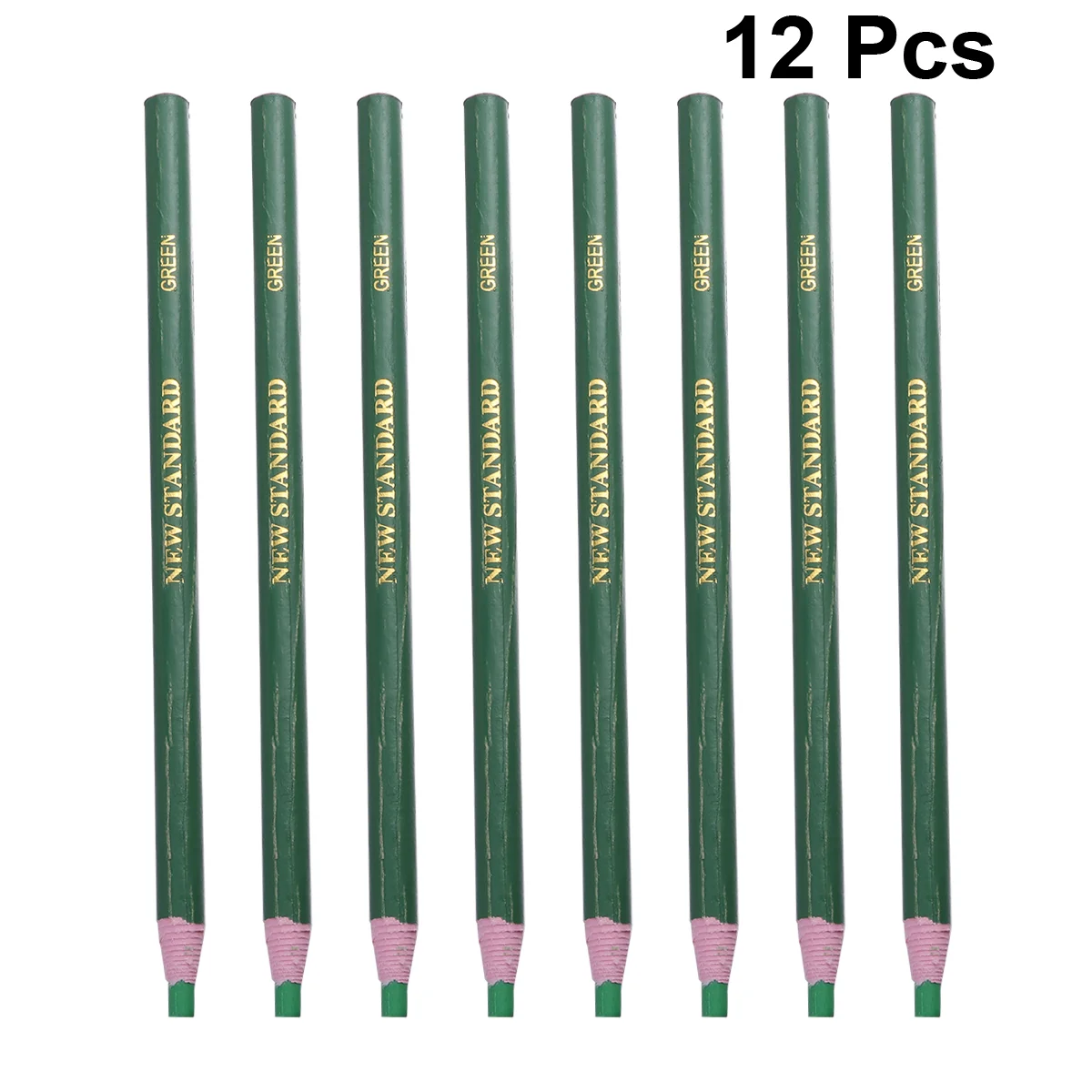 12 PCS Crayon เครื่องปั้นดินเผา MARKER Peel-off จีนสีเหลืองจาระบีดินสอผ้า