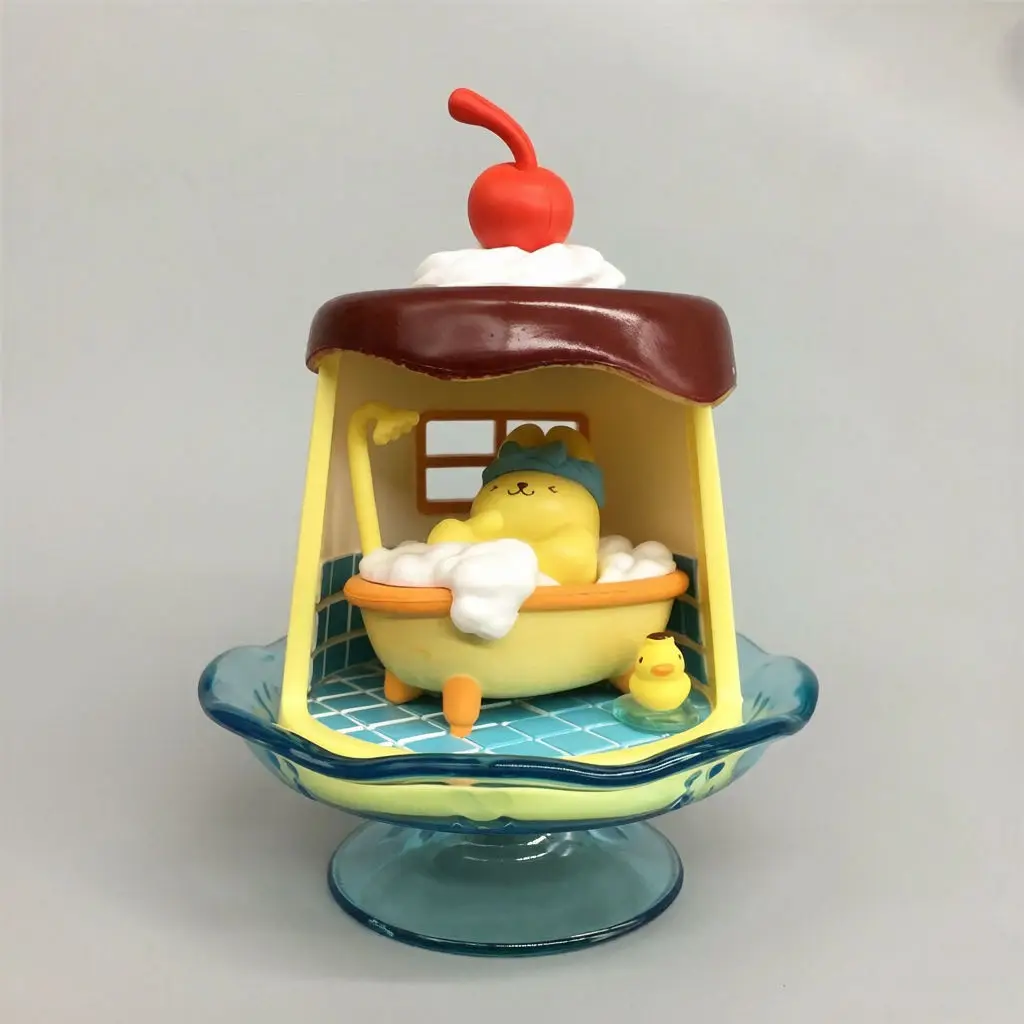 Auf Lager Anime-Charakter Pudding House Blind Box Miniatur-Diorama Figur Kawaii Desktop-Szene Ornament Sammlerstück Fan-Geschenke – Detail 3