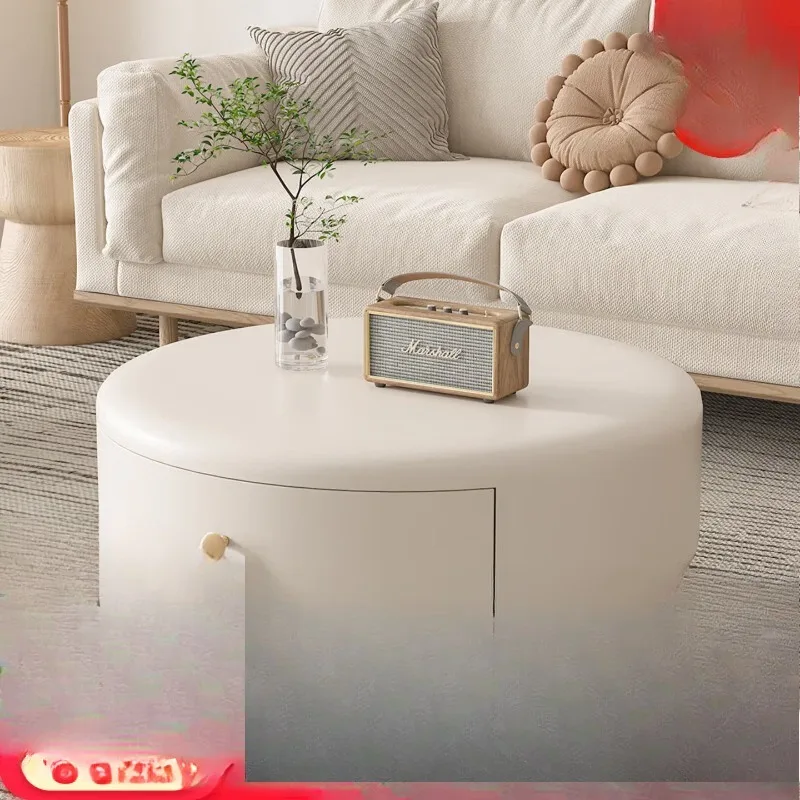 

Cream wind coffee table, modern simple household small apartment