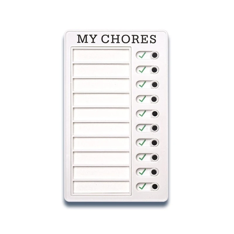 96GE Kids مخطط روتيني يومي للأطفال مخطط عمل يومي تعليمي لوحة جدول بصرية 12x20 سنتيمتر لإدارة المهام #2