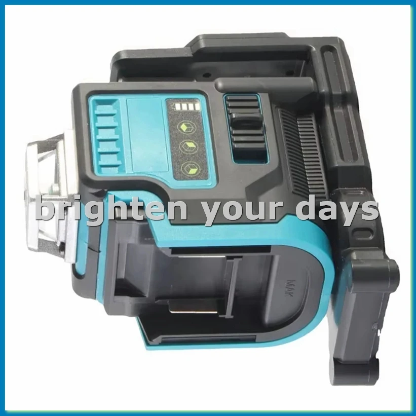 

12 линий лазерный уровень 3D горизонтальный и вертикальный зеленый метр самовыравнивающиеся инструменты для лазеров с аккумулятором 18 В-A79U