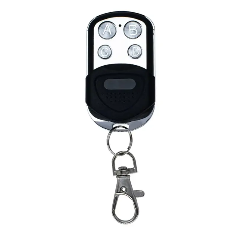 

ABJF-433Mhz Wireless Garage Remote Control Copy Four-Button Code Copying Remote Control For Gate Barrier Roller Door Black