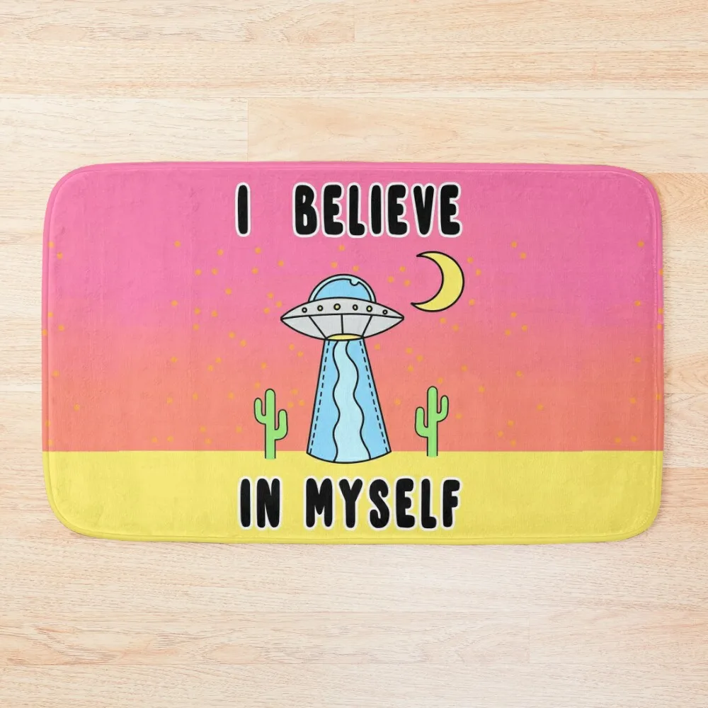 I Believe In Myself - The Peach Fuzz Bath Mat Bathroom Accessories Bathroom Deco Mat