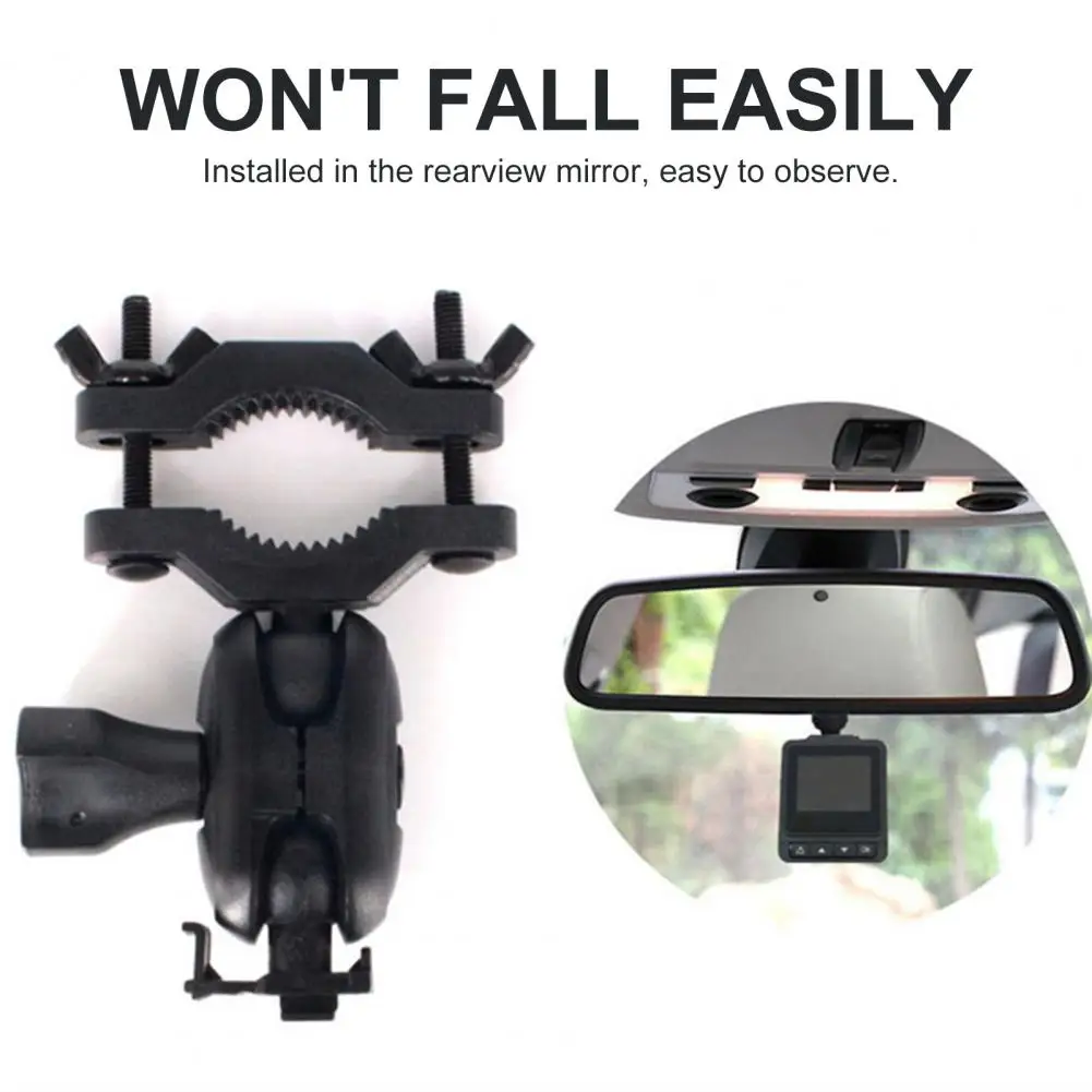 1 Set Driving Recorder Holder  Compact Shock Absorption Rearview Mirror Holder  Lightweight Car Recorder Bracket