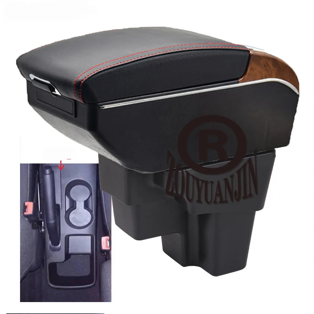 

For KIA RIO Armrest Box Interior Parts Car Center Console Arm Storage Elbow Rest with USB