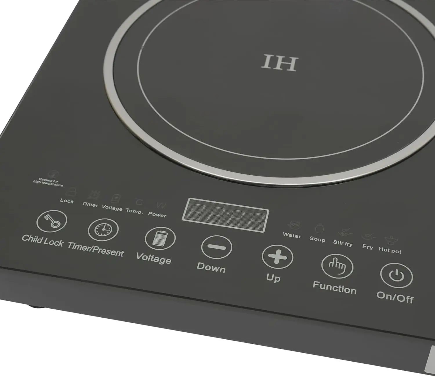 เตาแม่เหล็กไฟฟ้าCooktop Double Induction Cooktopดิจิตอลไฟฟ้าเคาน์เตอร์Burner Touch SensorควบคุมเตาDual Hot Plate 8