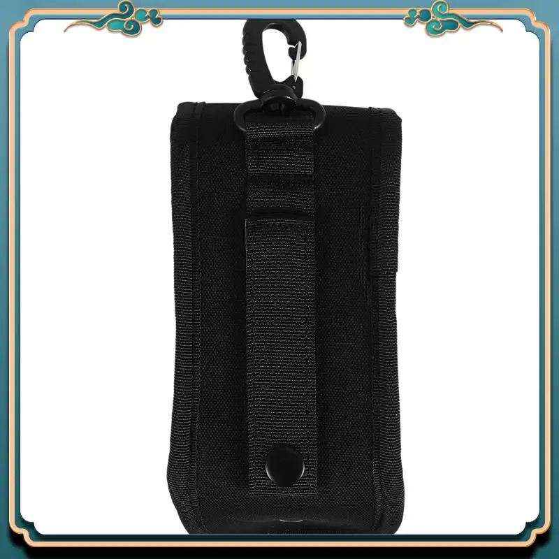 Picture 4: Latest 3X Glasses Pouch Portable Sunglasses Case Goggle Storage Protection Bag Nylon Waterproof Flashlight Pouch,Black