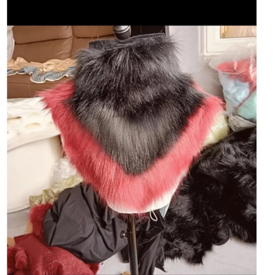 Customized Furry Scarf Bib Collar Vest Fursuits Partial Accessories Animal Costume Accessories Cosplay
