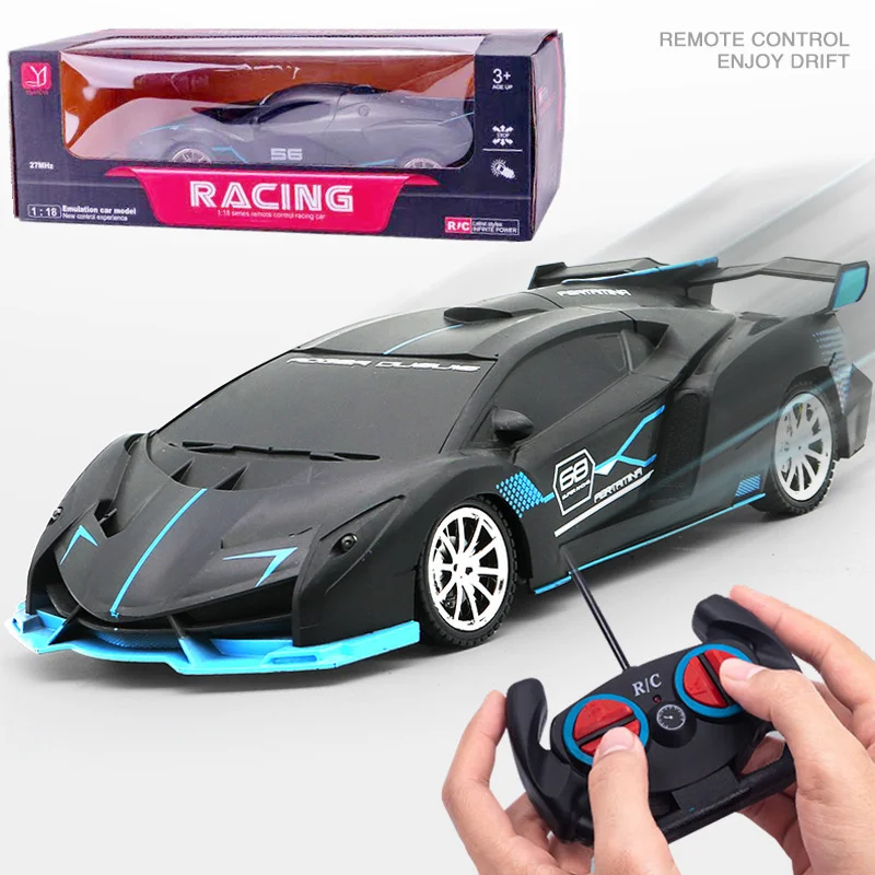 

With Kids RC Car Toys 1:16 Led Light 2.4G Radio Remote Control Cars For Children High Speed Drift Racing Model Vehicle Boy Gifts