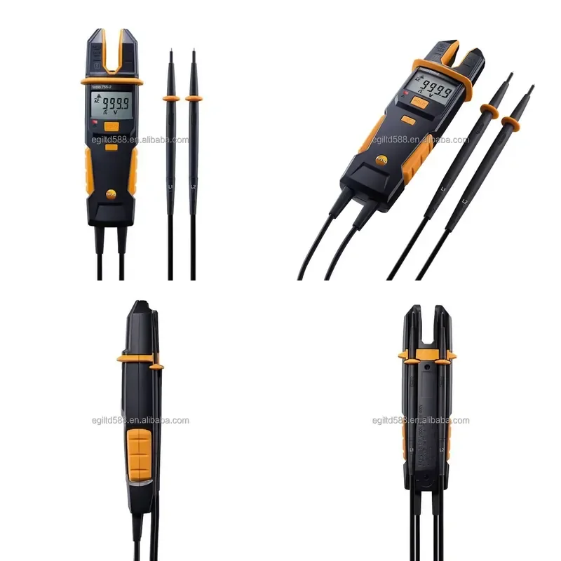 for Testo 755-2 Current Voltage Meter With 200a AC 1000V AC/DC Continuity and Phase Rotation Tester 0590 7552