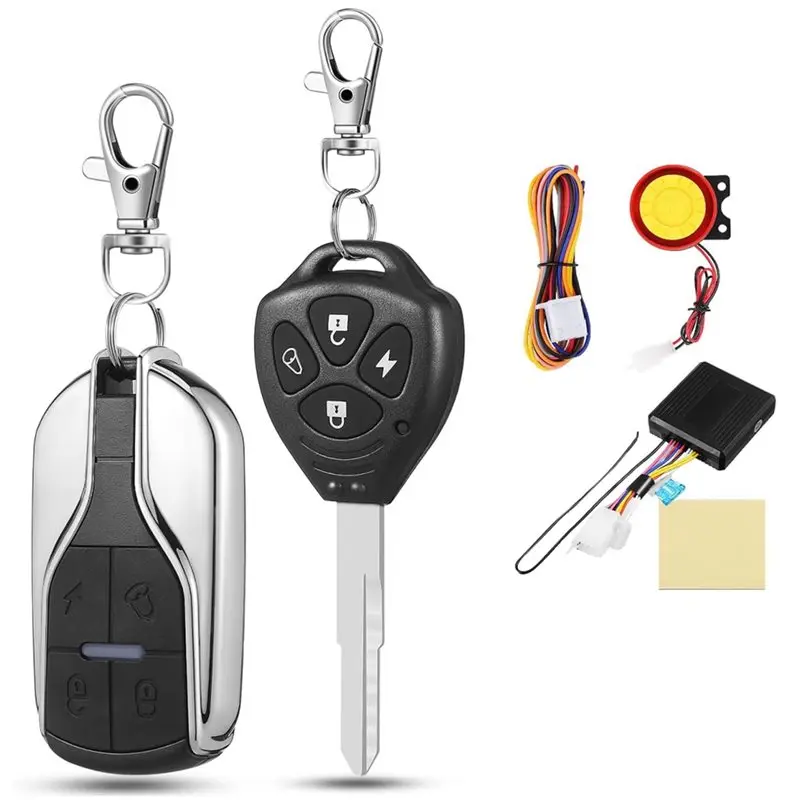 

Motorcycle Alarm System, 12V Security Burglar Remote Control Protection Kit For Bike