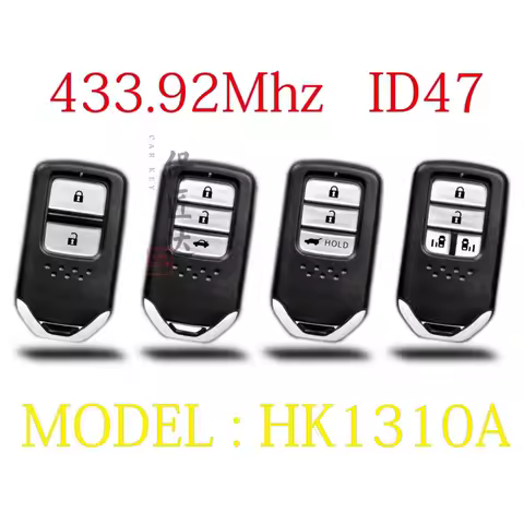 BaoJiangDd car key Fit for HONDA Fit Accord CRV Odyssey Spirior CRIDER JADE CIVIC TYPE R Remote key Model HK1310A 433.92MHZ ID47