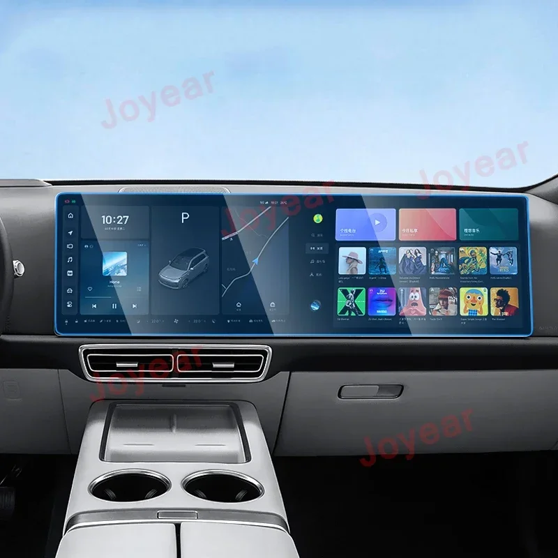 

Для LEADING IDEAL LiXiang L9 2022-2024 автомобильная навигационная стеклянная пленка, закаленная устойчивая к царапинам защитная пленка для экрана, аксессуары для дисплея
