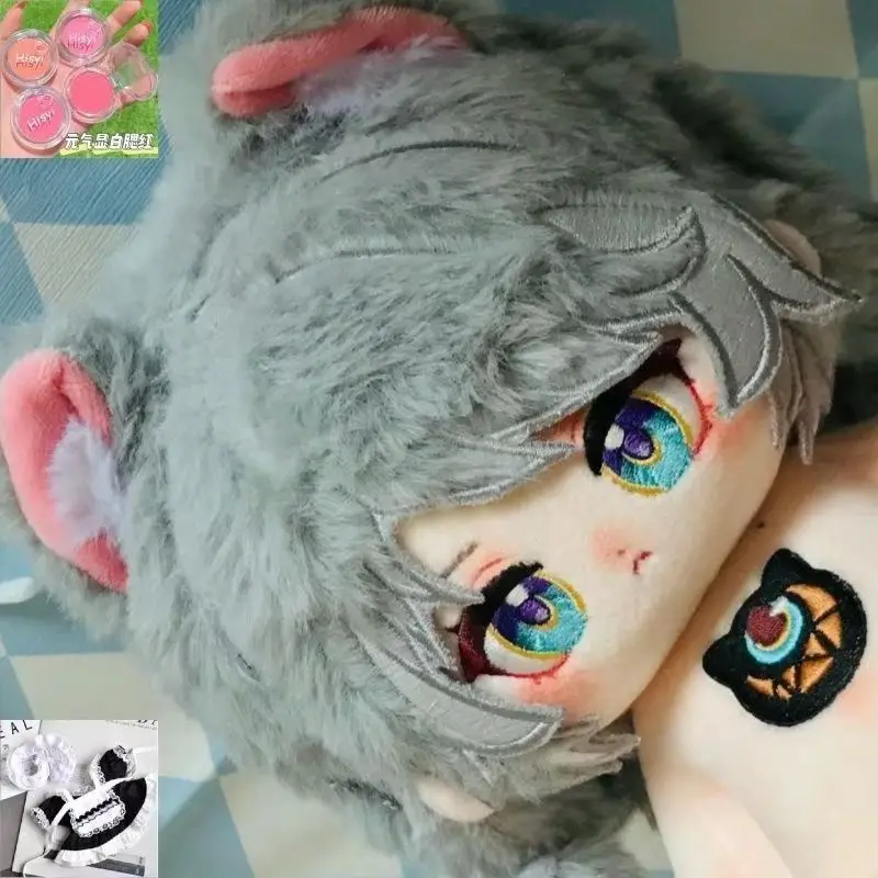 محشوة 20 سنتيمتر أنيمي هونكاي: ستار السكك الحديدية سيرفييل في نهاية المطاف القط مع الخصائص الإلهية الجسم أفخم دمية لعبة فستان ناعم القطن طفل هدية