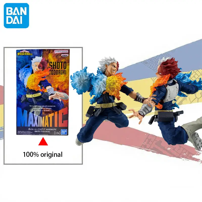 

In stock BANDAI MAXIMATIC My Hero Academia Shoto Todoroki Anime Action Figures Model Toy Collections Ornaments Gift
