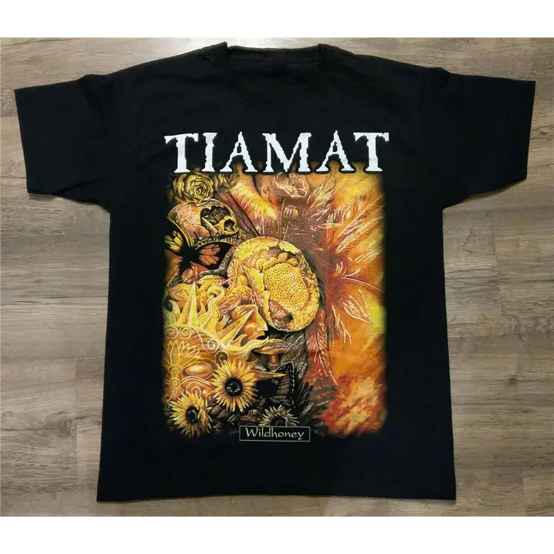 Nueva y popular camiseta negra de algodón TIAMAT Wildhoney