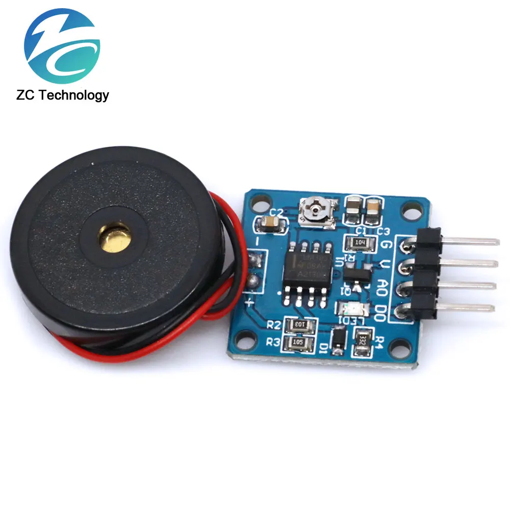 Piezoelectric Shock Tap Sensor Vibration Switch Module DC 5V Sheet Percussion For Arduino AD/DO 51 UNO MEGA2560 R3 DIY Kit