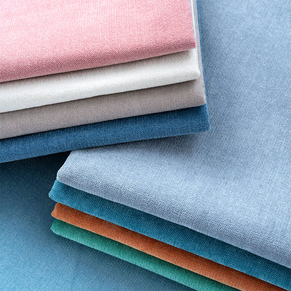 100cm Solid Color Chenille Textile Plush High Density Plain Weave Material Wear-resistant Couch Drape Cushion DIY Craft Supply