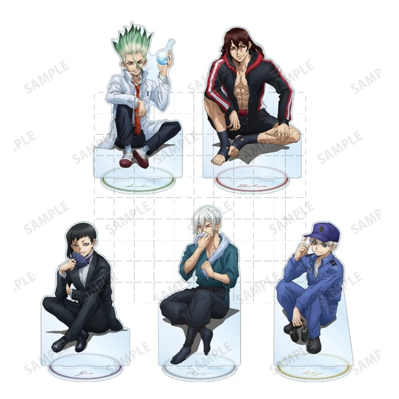 Figura de Anime de juguete para regalo, juguete de Cosplay de juego Ishigami, Senku, Shishio, Tsukasa, Asagiri, Hyoga, Saionji, Ukyo