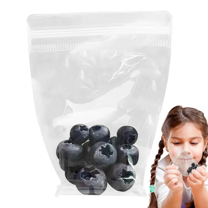 Squeeze Toys For Kids Bag Of 8 Blueberries Stress Reliever Toys Adorable Pull Stretch Toys Creative Mochi Squish Toys